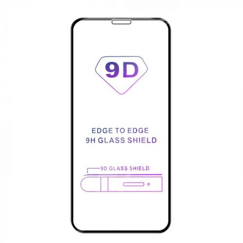 Tvrdené sklo iSaprio 9D BLACK pre iPhone XR