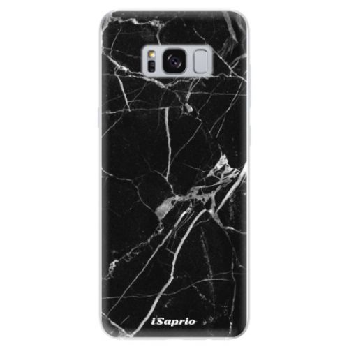 Odolné silikónové puzdro iSaprio - Black Marble 18 - Samsung Galaxy S8