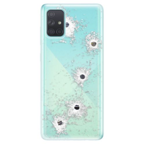 Odolné silikónové puzdro iSaprio - Gunshots - Samsung Galaxy A71