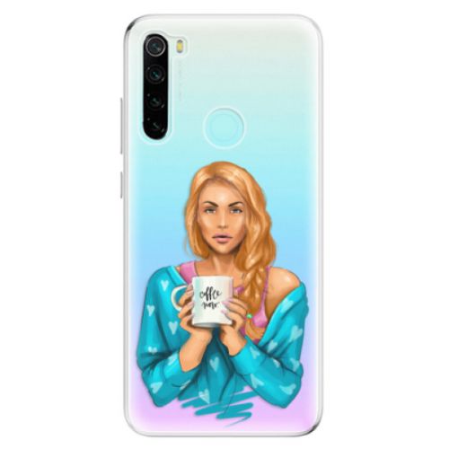 Odolné silikónové puzdro iSaprio - Coffe Now - Redhead - Xiaomi Redmi Note 8