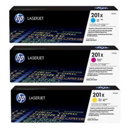 HP originál toner CF253XM, CMY, 6900 (3x2300)str., HP 201X, HP Color LaserJet MFP M277, Pro M252, M274, 3ks