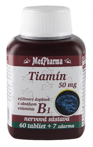 MedPharma Tiamín 50mg 60+7tbl zadarmo