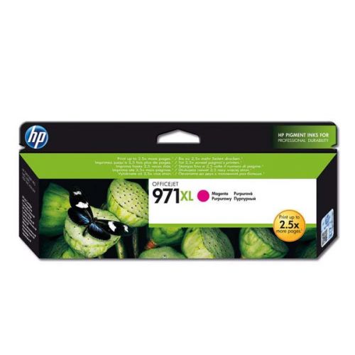 HP originál ink CN627AE, magenta, 6600str., HP 971XL, HP Officejet Pro X451dn, X451dw, X476dn MFP, X476dw