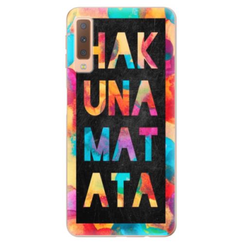 Odolné silikónové puzdro iSaprio - Hakuna Matata 01 - Samsung Galaxy A7 (2018)