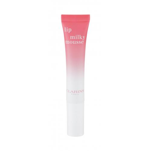 Clarins Lip Milky Mousse 10 ml balzam na pery pre ženy 02 Milky Peach