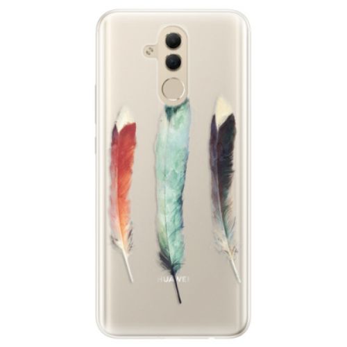 Silikónové puzdro iSaprio - Three Feathers - Huawei Mate 20 Lite