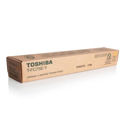 Toshiba originál toner T-FC75E-Y, yellow, 35400str., 6AK00000254, Toshiba e-Studio 5560c, 5520c, 5540c