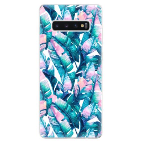 Odolné silikonové pouzdro iSaprio - Palm Leaves 03 - Samsung Galaxy S10+