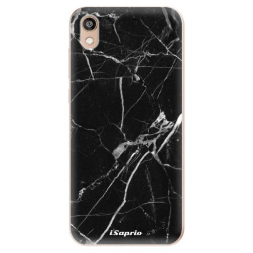 Odolné silikónové puzdro iSaprio - Black Marble 18 - Huawei Honor 8S