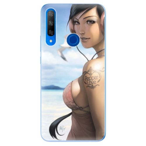 Odolné silikónové puzdro iSaprio - Girl 02 - Huawei Honor 9X