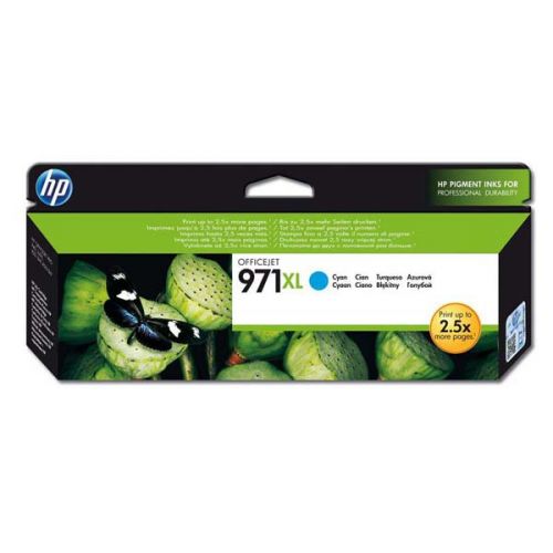 HP originál ink CN626AE, cyan, 6600str., HP 971XL, HP Officejet Pro X451dn, X451dw, X476dn MFP, X476dw
