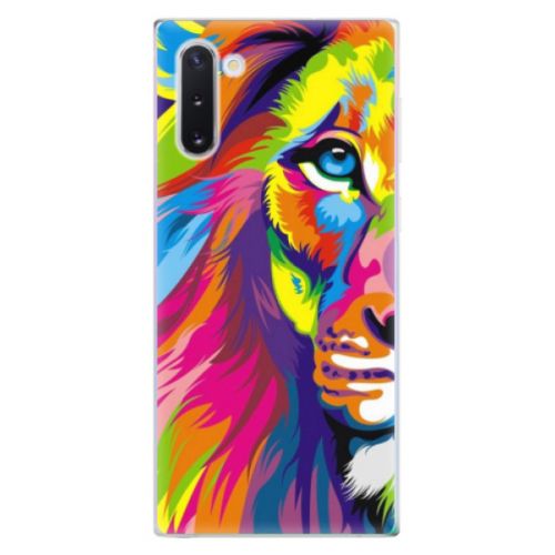 Odolné silikónové puzdro iSaprio - Rainbow Lion - Samsung Galaxy Note 10