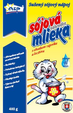 ASP SÓJOVÁ NÁHRADKA MLIEKA +CA+LECITIN plv 400 g