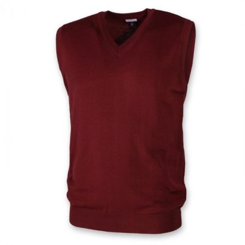 Pánska vesta Willsoor 8657 v bordó farbe