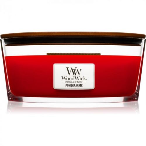 Woodwick Pomegranate vonná sviečka s dreveným knotom (hearthwick) 453,6 g