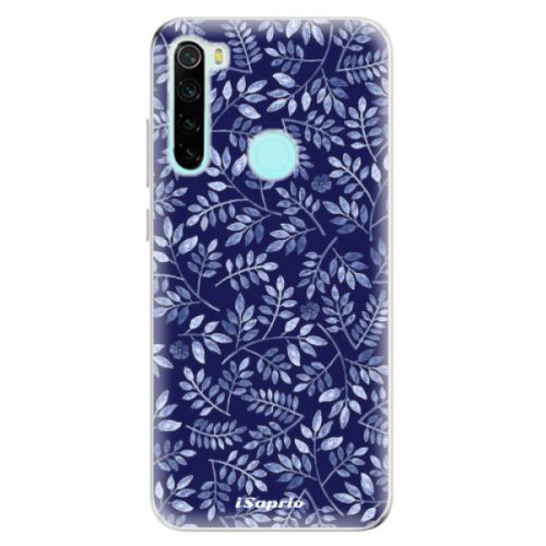 Odolné silikónové puzdro iSaprio - Blue Leaves 05 - Xiaomi Redmi Note 8