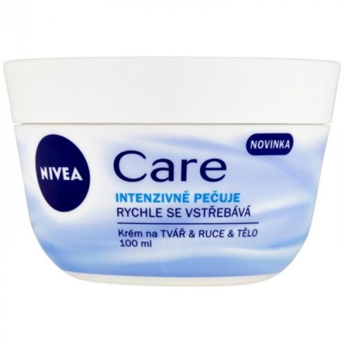 Nivea Care krém na tvár, ruky a telo 100 ml