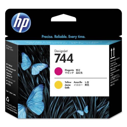 HP originál tlačová hlava F9J87A, HP 744, magenta/yellow, HP DesignJet Z5600, DesignJet HD Pro MFP