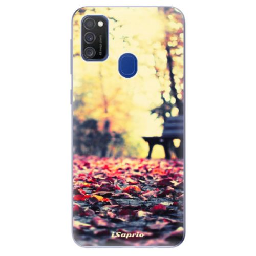 Odolné silikónové puzdro iSaprio - Bench 01 - Samsung Galaxy M21
