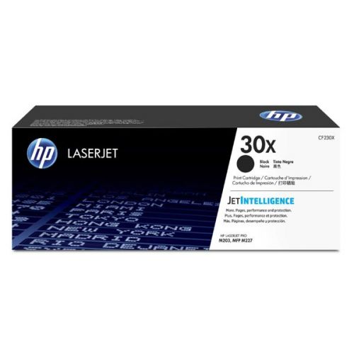 HP originál toner CF230X, black, 3500str., HP 30X, high capacity, HP LaserJet Pro MFP M227sdn, 227fdw, M203dw,dn
