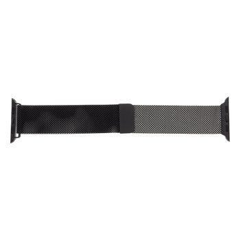 Tactical 351 Loop Magnetický Kovový Řemínek pro iWatch 4 44mm Black (EU Blister)