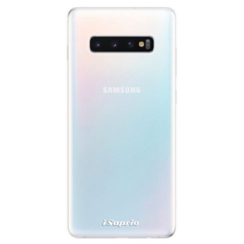 Odolné silikonové pouzdro iSaprio – 4Pure – čirý bez potisku – Samsung Galaxy S10+