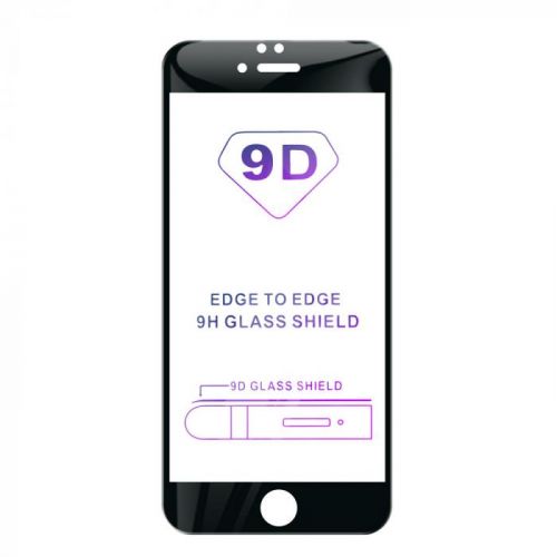 Tvrdené sklo iSaprio 9D BLACK pre iPhone 6/6S