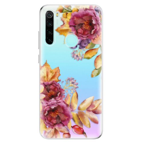 Odolné silikónové puzdro iSaprio - Fall Flowers - Xiaomi Redmi Note 8