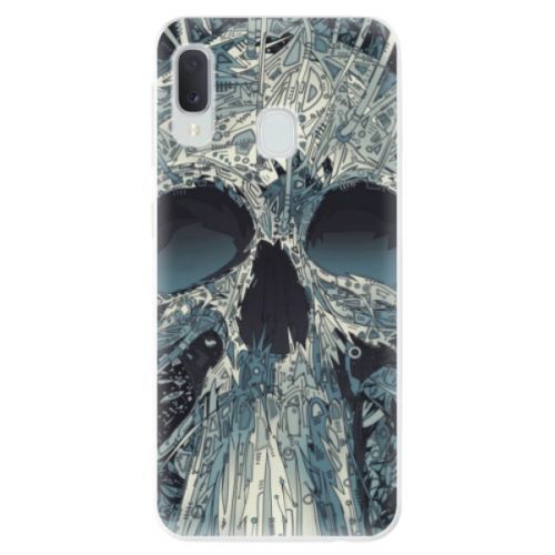 Odolné silikónové puzdro iSaprio - Abstract Skull - Samsung Galaxy A20e