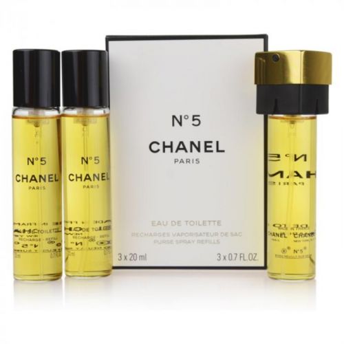 Chanel N°5 toaletná voda cestovné balenie pre ženy 3 x 20 ml