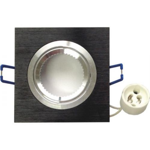 Stropné svietidló LED čierna štvorec