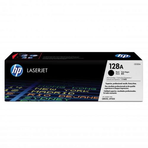 HP originál toner CE320A, black, 2000str., HP 128A, HP LaserJet Pro CP1525n, 1525nw, CM1415fn, 1415fnw