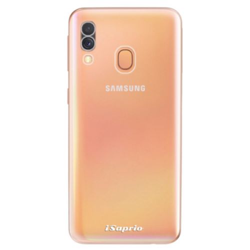Odolné silikónové puzdro iSaprio - 4Pure - mléčný bez potisku - Samsung Galaxy A40