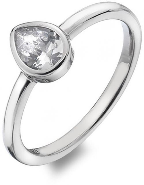 Hot Diamonds Trblietavý prsteň Emozioni Acqua Amore ER025 52 mm