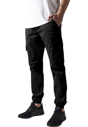 Urban Classics Washed Cargo Twill Jogging Pants black - 30