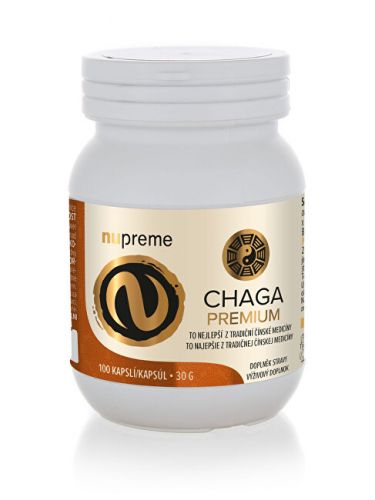Nupreme Chaga PREMIUM 100 kapslí Nupreme
