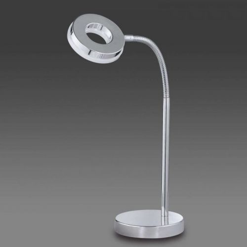 Pochrómovaná stolná LED lampa