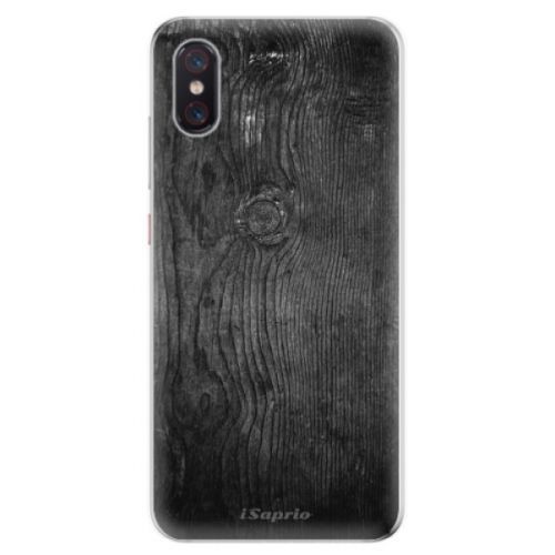 Odolné silikonové pouzdro iSaprio - Black Wood 13 - Xiaomi Mi 8 Pro