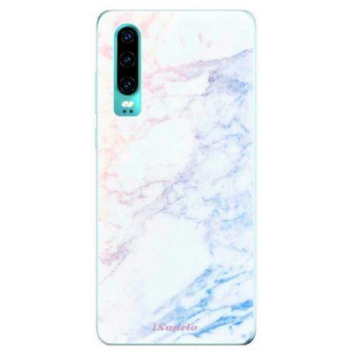 Odolné silikonové pouzdro iSaprio - Raibow Marble 10 - Huawei P30