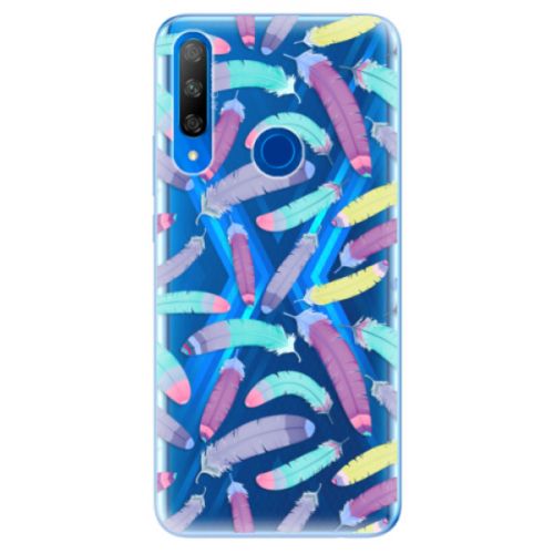 Odolné silikónové puzdro iSaprio - Feather Pattern 01 - Huawei Honor 9X