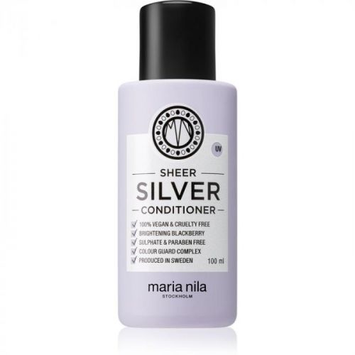 Maria Nila Sheer Silver hydratačný kondicionér neutralizujúci žlté tóny bez sulfátov 100 ml