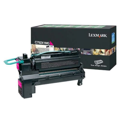 Lexmark originál toner C792X1MG, magenta, 20000str., return, extra high capacity, Lexmark C792de, C792e, C792dhe, C792dte