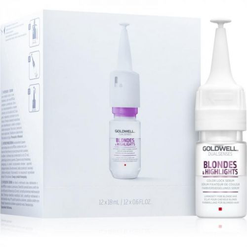Goldwell Dualsenses Blondes & Highlights sérum pre blond a melírované vlasy 12 x18 ml