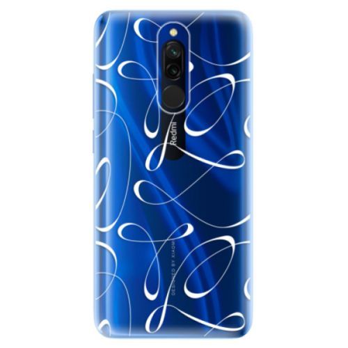 Odolné silikónové puzdro iSaprio - Fancy - white - Xiaomi Redmi 8