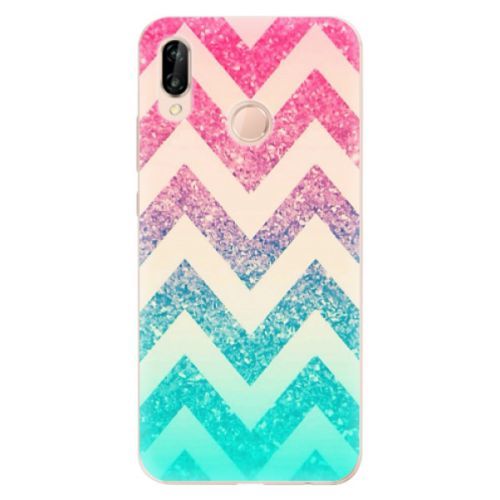 Odolné silikónové puzdro iSaprio - Zig-Zag - Huawei P20 Lite