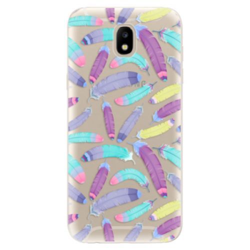 Odolné silikónové puzdro iSaprio - Feather Pattern 01 - Samsung Galaxy J5 2017