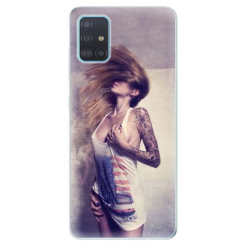Odolné silikónové puzdro iSaprio - Girl 01 - Samsung Galaxy A51