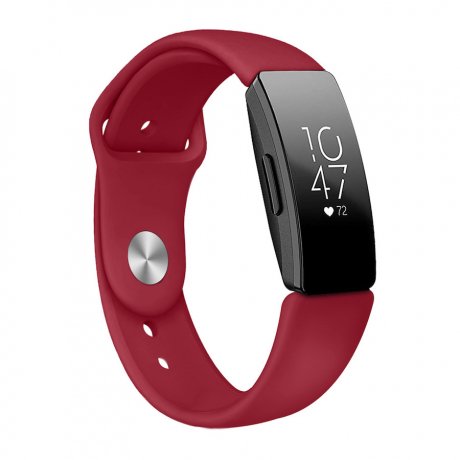 Fitbit Inspire Silicone (Large) remienok, Red Vine