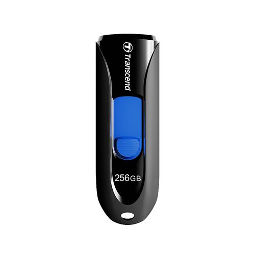 TRANSCEND USB Flash Disk JetFlash 790, 256GB, USB 3.1, Black/Blue (R/W 100/28 MB/s) TS256GJF790K