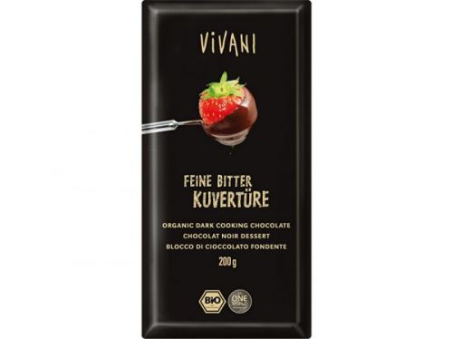 VIVANI Bio Čokoláda na varenie horká 200g